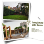 Sloping London Garden Before After