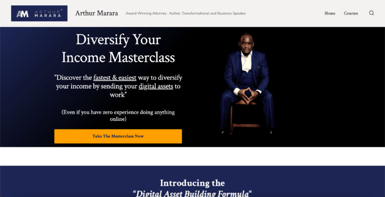 Arthur Marara - website