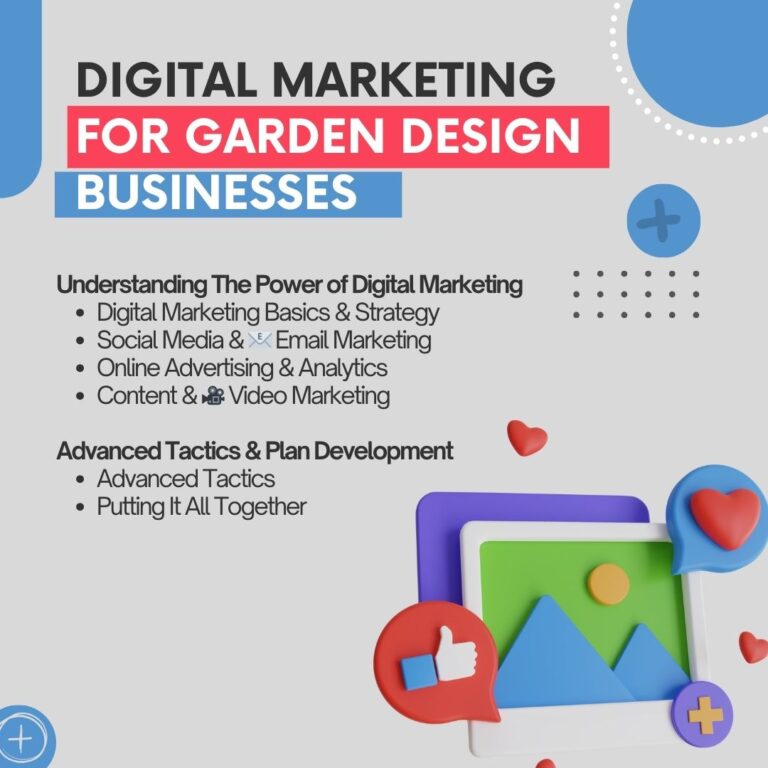 Workshop: digital marketing for garden design businesses